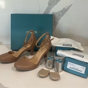 Pashion footwear 2.0 Jocelyn latte leather stiletto block